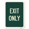 Signmission Exit Only Heavy-Gauge Aluminum Rust Proof Parking Sign, 24" L, 18" H, A-1824-24471 A-1824-24471 - alternate 1